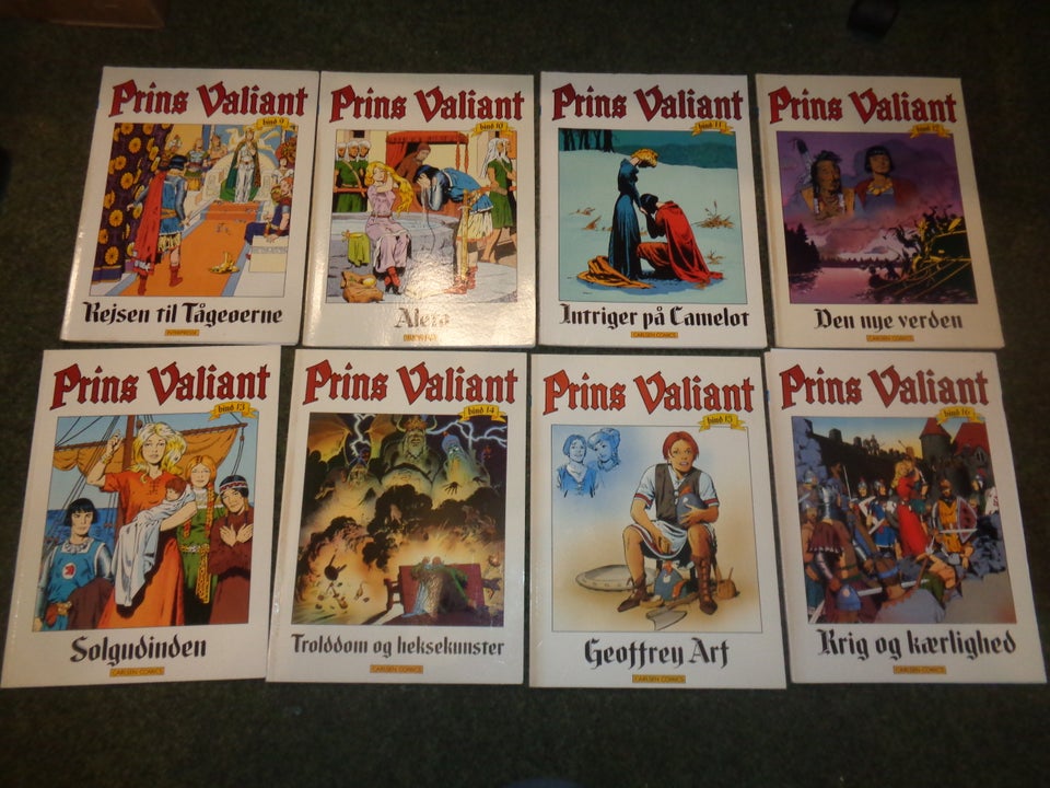 Prins Valiant 1-73 komplet samling, Tegneserie