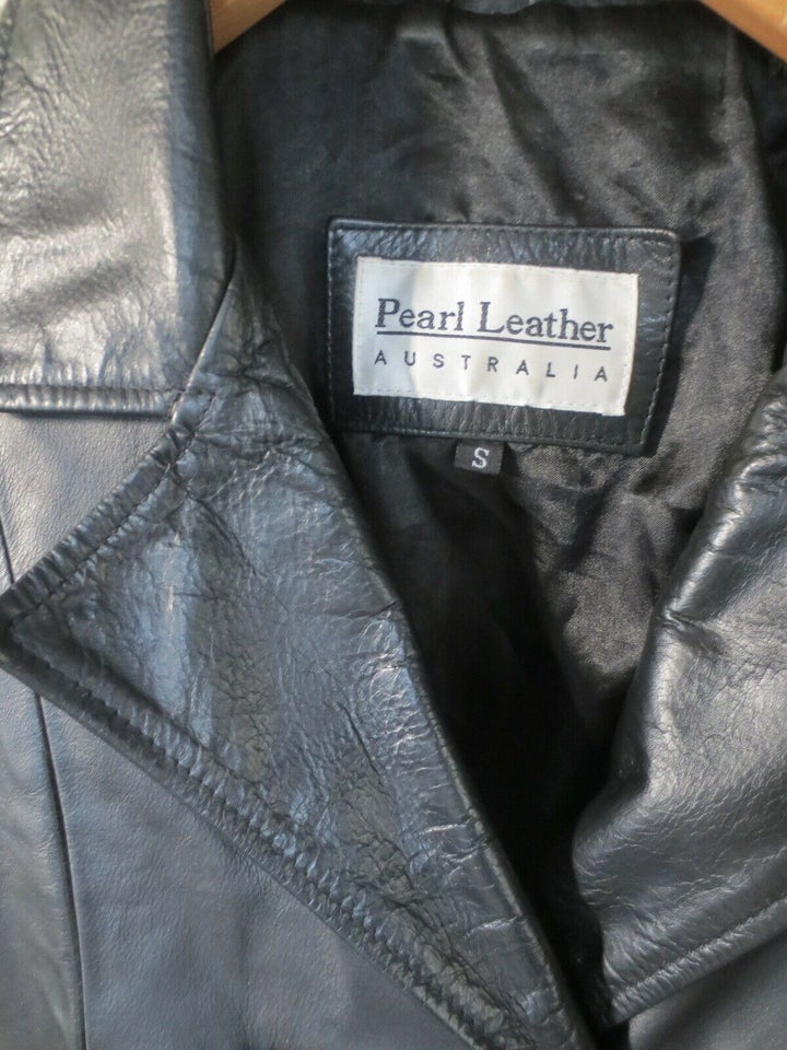 Trenchcoat, str. 36, Skind ,Pearl Leather