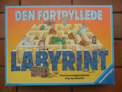 Det gode gamle retro Den Fortryllede Labyrint , brætspil, Sælger her Den Fortryllede Labyrint Brætsp