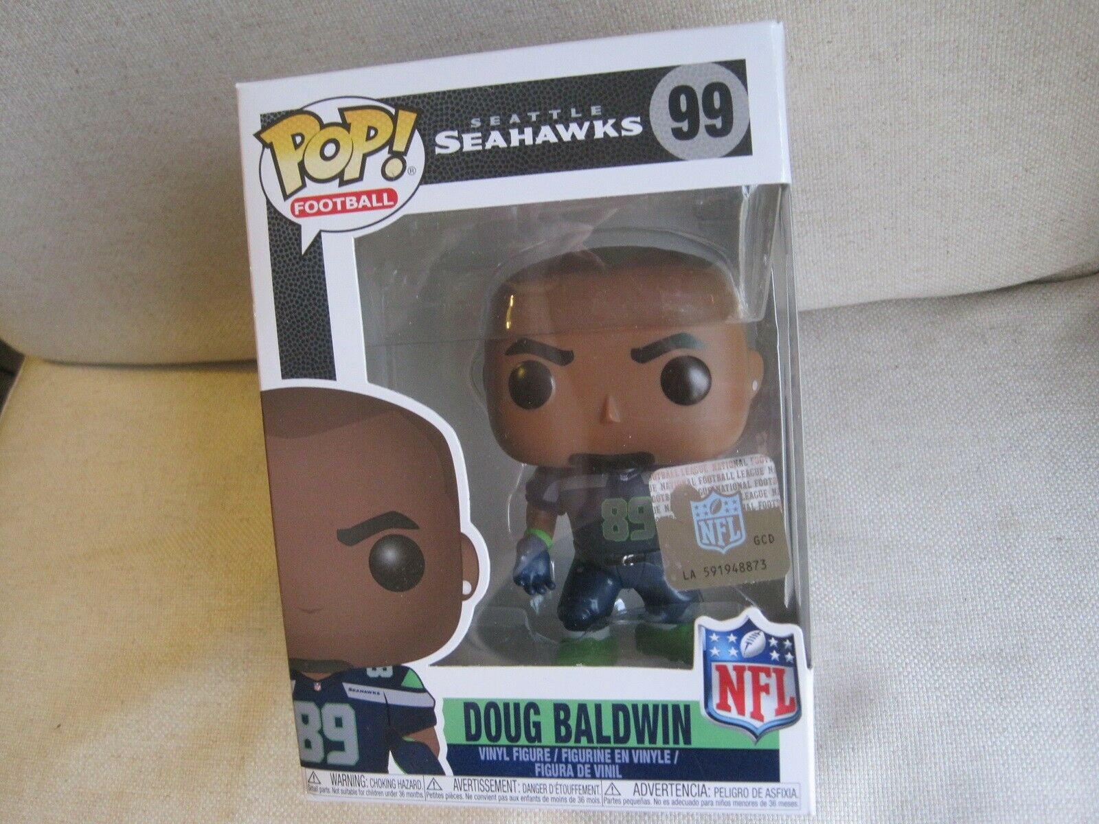 NFL Seahawks Funko Pop! Doug Baldwin #99