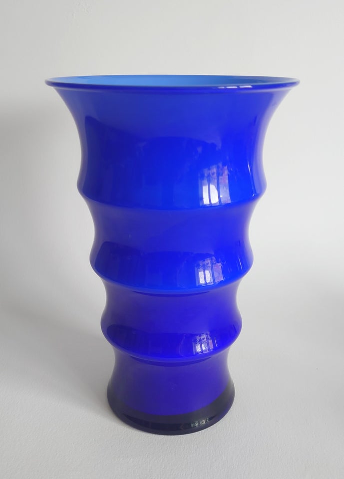 Vase, Blå glasvase, Karen Blixen