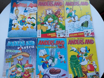 anders and, Tegneserie, Anders And 15 stk.
AA nr.41 fra 1986
AA  nr7 2005
       nr46 2005
   nr35  