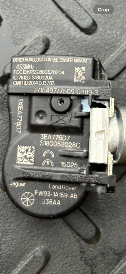 Andet biltilbehør, Sensor TPMS JAGUAR LAND ROVER FW93-1