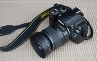 Nikon D40X, spejlrefleks, 10 megapixels