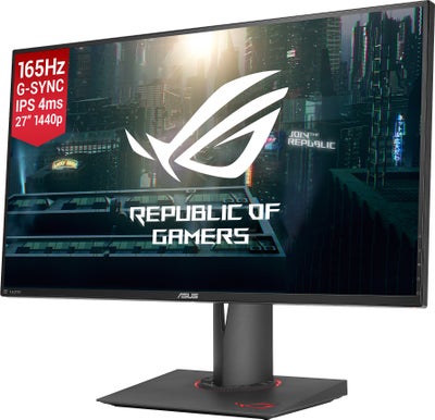 ASUS, ROG Swift PG279QZ, 27 tommer, Perfekt, – Gamerens Drømmeskærm!

Skal dit gaming-setup have et 