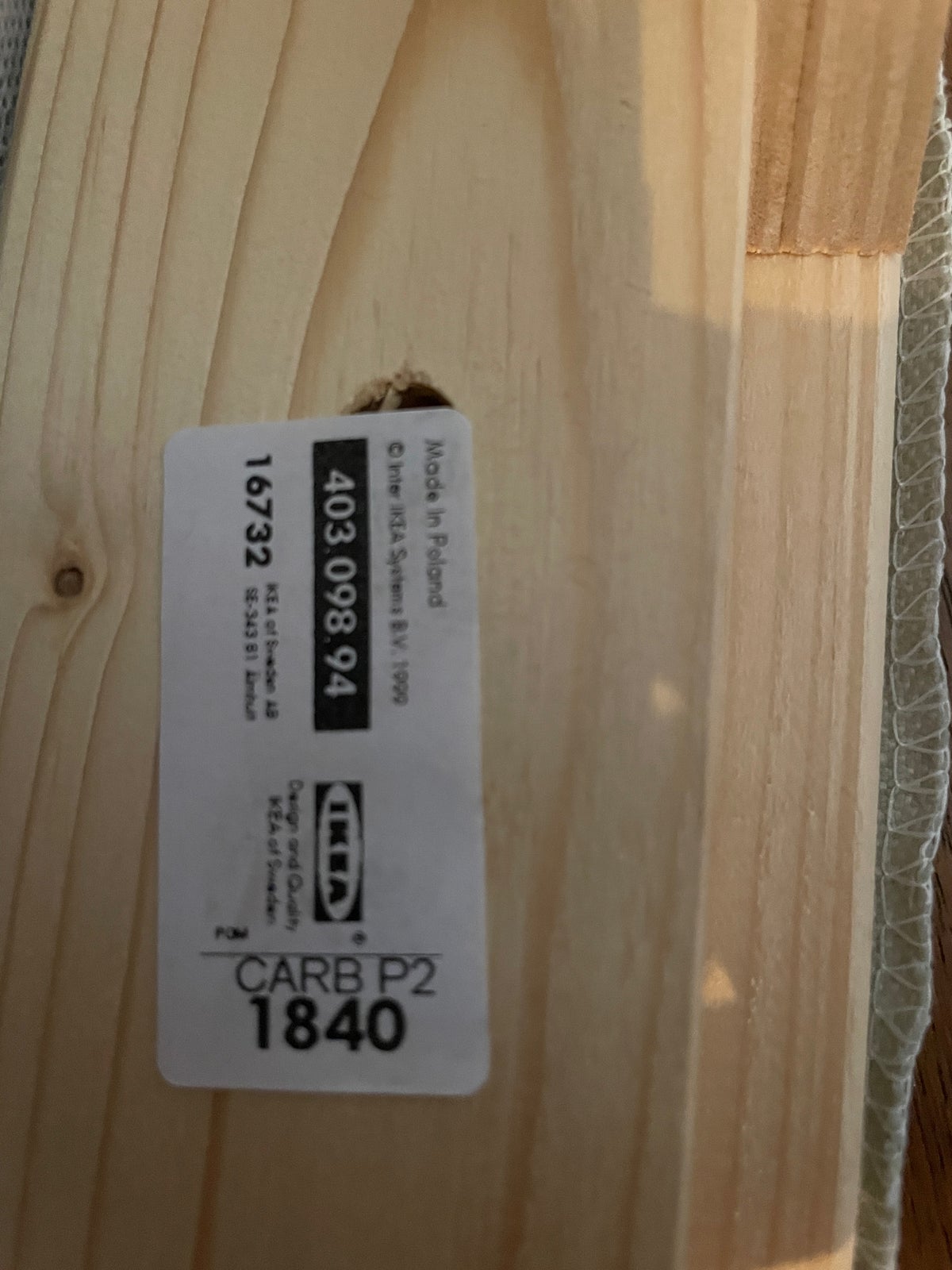 Boxmadras, Ikea, b: 90 l: 200