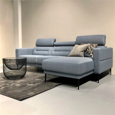 Sofa,  Vizion sofa m/chaiselong, blå, Nypris: 13.899.00 kr hos Sit'n sleep. 
Den er som ny og sælges