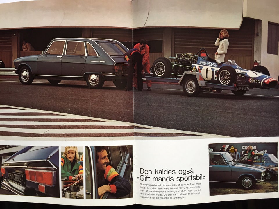 Original salgsbrochure - 20 s, RENAULT 16 & 16TS - 1973