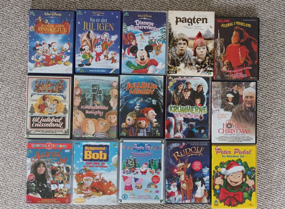 JuleFilm og Julemusik, DVD, familiefilm