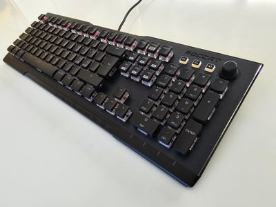 Tastatur, Roccat, Vulcan 121 Aimo, God, Roccat Vulcan 121 Aimo RGB gaming tastatur sælges.

Mekanisk