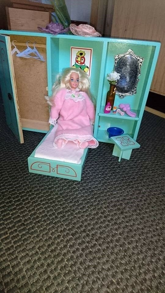 Dukkemøbler, til barbie dukke størrelse