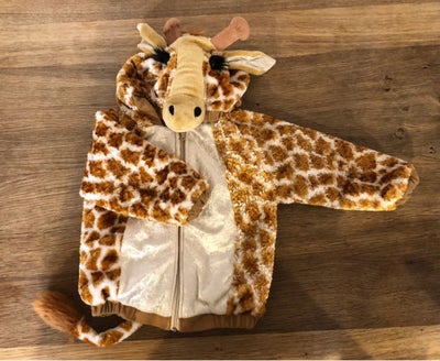 Girafkostume, Nuttet udklædning til fx fastelavn, Halloween ell bare alm. leg. 
Str. 1-2 år.
Afhentn