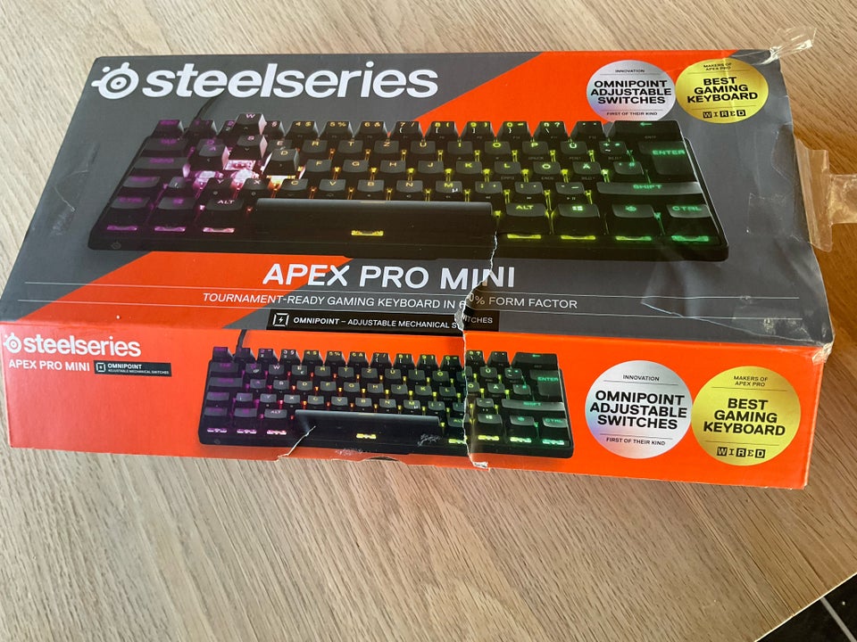 Nyt og Tastatur, Salg af Steelseries, – og Apex mini dba.dk PRO Brugt – Køb