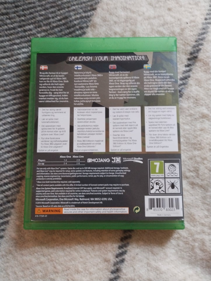 MINECRAFT, Xbox One