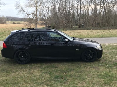 BMW 335i, 3,0 Touring Steptr., Benzin, aut. 2007, km 332000, sortmetal, træk, klimaanlæg, airconditi