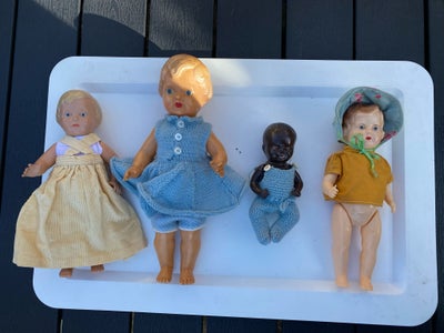 Dukker, Margrethe dukke, Samling gamle dukker - de 3 af dem mener jeg er Margrethe dukker - sender g