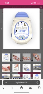 Babyalarm, Snuza Hero MD Bevægelsesalarm, Snuza, Snuza Hero MD bevægelsesalarm med vibration, som af