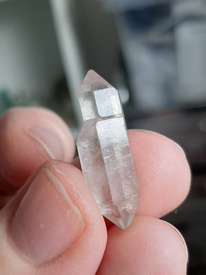 Smykker og sten, Krystaller, Herkimer Diamant (2,8cm) 3g.
