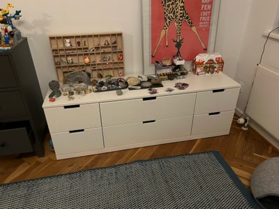 Kommode, laminat, b: 160 d: 47 h: 53, IKEA Nordli kommode med 6 skuffer. Stort set som ny.
160 cm la