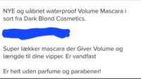 Makeup, Dark blond cosmetics allagifri mascara
