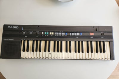 Keyboard, Casio ct 360 Ct 360, Rigtig fint ældre keyboard, virker som det skal. Uden strømforsyning.