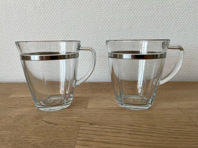 Glas, 2 kopper, Rosendahl, 2 Rosendahl kopper i glas. 

Alm. brugsspor men i fin stand. 

Jeg sender