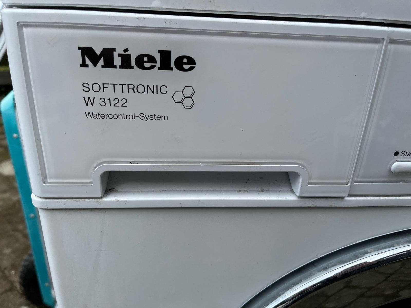 Miele vaskemaskine, W3122, frontbetjent