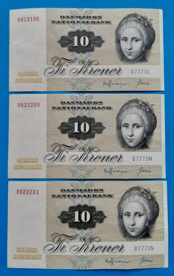 Danmark, sedler, 10