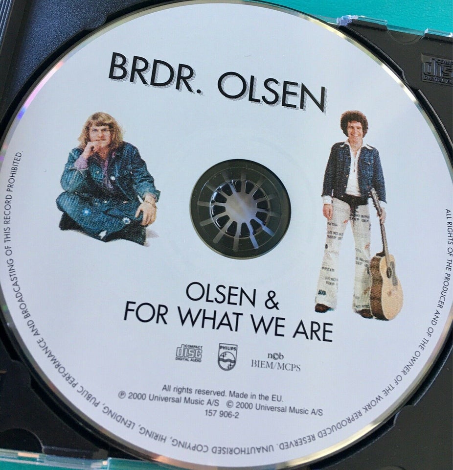 Brdr Olsen: Olsen+For what we are, pop