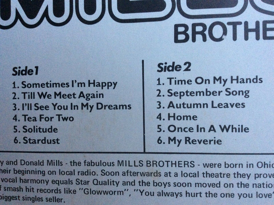 LP, THE MILLS BROTHERS, MILLS
