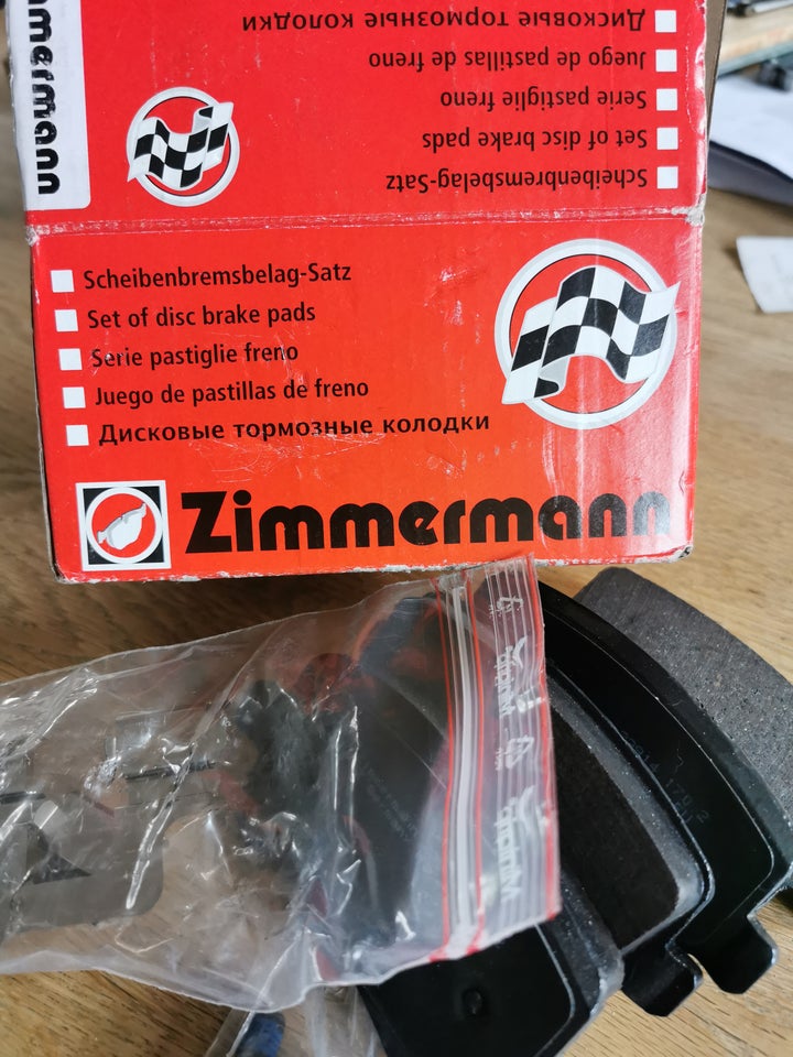 Bremsedele, Zimmermann klodset, VW Zimmermann klodser