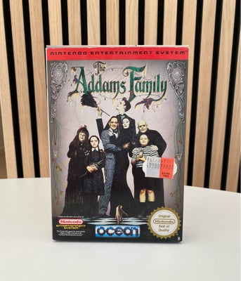 Nintendo NES, SCN, Perfekt, The Addams Family i samlerstand - en vaskeægte perle. PAL B/SCN udgave. 