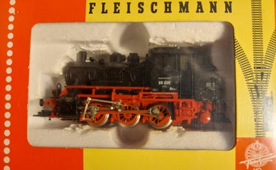 Modelbane, Fleischmann Tog, skala HO, Rangermaskine fra Fleischmann i original emballage. Lokomotive