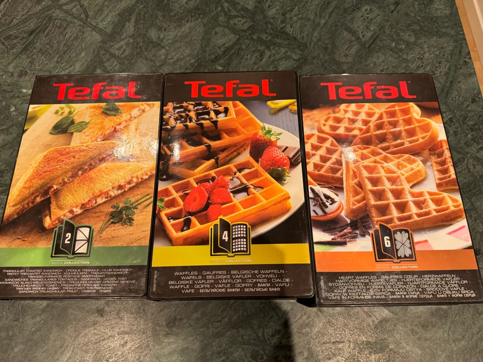 Tefal Snack Collection med 3 sæt plader, Tefal
