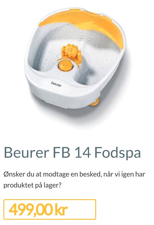 Fodpleje, Fodspa, Beurer