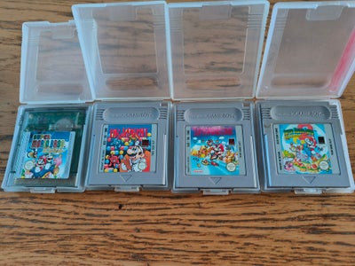 Mario, Gameboy, adventure, 4 Mario spil. Spillene er ikke testet.
150,- kr/ stk. Prisen er fast.
Sup