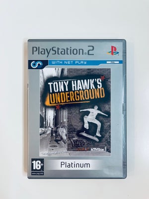 Tony Hawks Underground, Playstation 2, PS2, Super flot stand

Playstation 2 Konsol: 249 kr 
Playstat