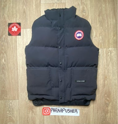 Vest, str. S, Canada Goose,  Navy (næsten sort),  Næsten som ny, Canada Goose Men’s Freestyle West, 