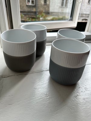 Porcelæn, Kopper, Royal Copenhagen, 4 kopper fra Royal Copenhagen aldrig brugte. Sælges samlet.