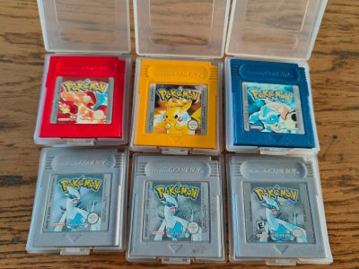 Pokemon, Gameboy, adventure, Pokemon spil.
Pokemon Red
Pokemon Yellow
Pokemon Blue
Pokemon Silver
Po