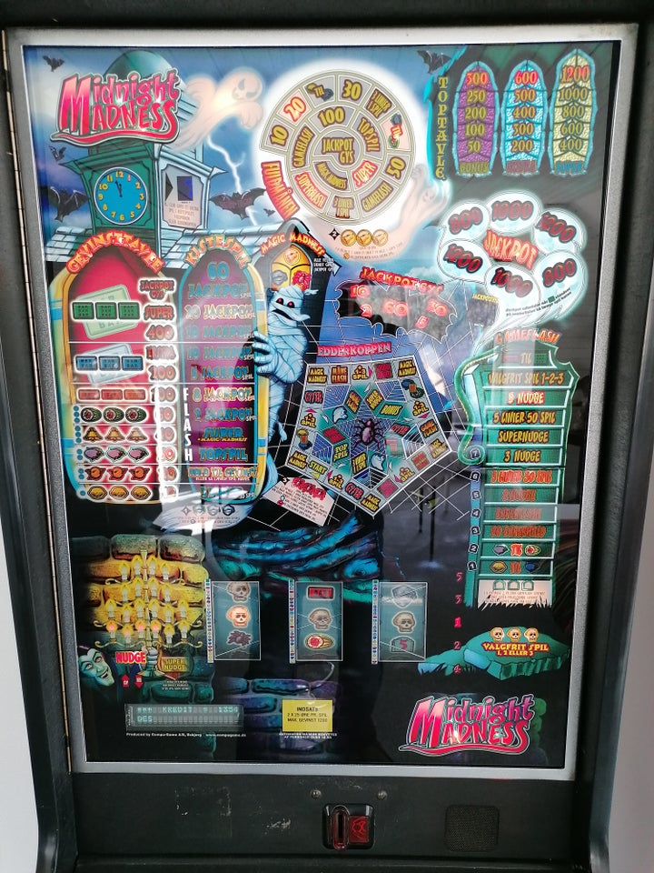 Midnight madness, spilleautomat, Perfekt