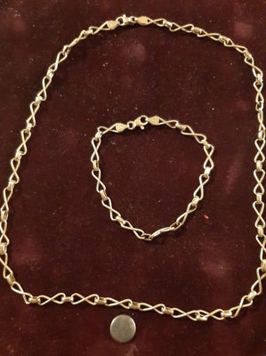 Halskæde, guld, Altinbos, GULD SET 585

Halskæde  585 guld 
Længe: 50 cm
 6,9 g guld 585
Bredde  4 m