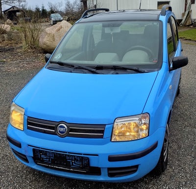 Fiat Panda, Benzin, 2006, km 281000, blå, nysynet, ABS, airbag, alarm, 5-dørs, centrallås, startspær