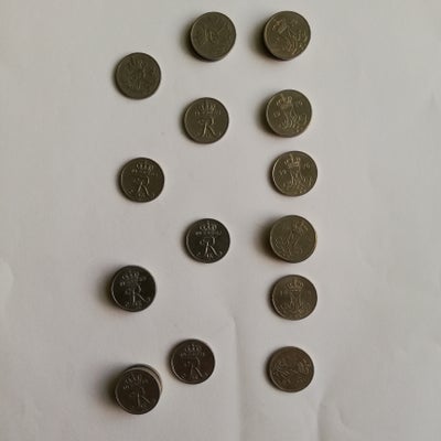 Danmark, mønter, 10 øre, 25 stk. --10 øre..
Sælges samlet  for 100 kr.
Stand kan se på billede.
Beta