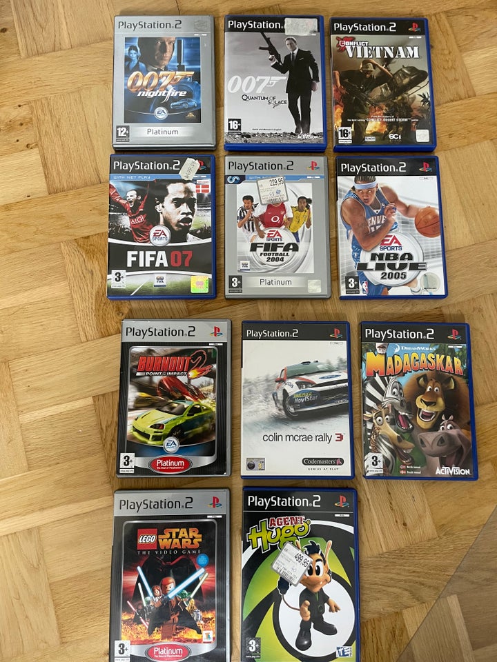 11 blandede spil til PS2, PS2, anden genre