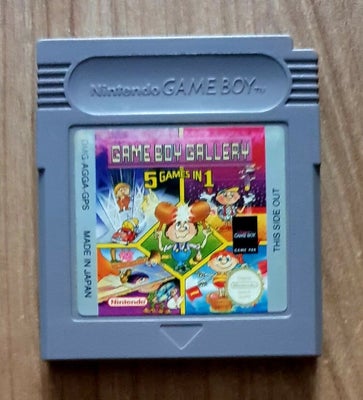 Nintendo Game Boy Gallery 5 Games in 1 , Gameboy, action, Flot og velholdt eksemplar af det klassisk