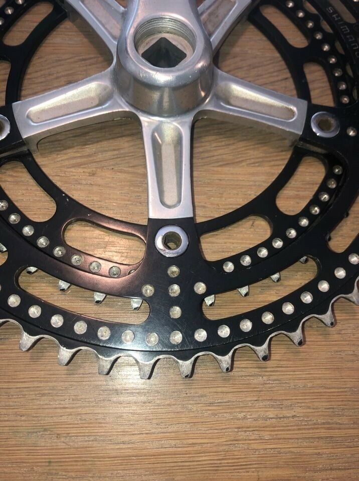 Kranksæt, shimano dura ace first generation crankset