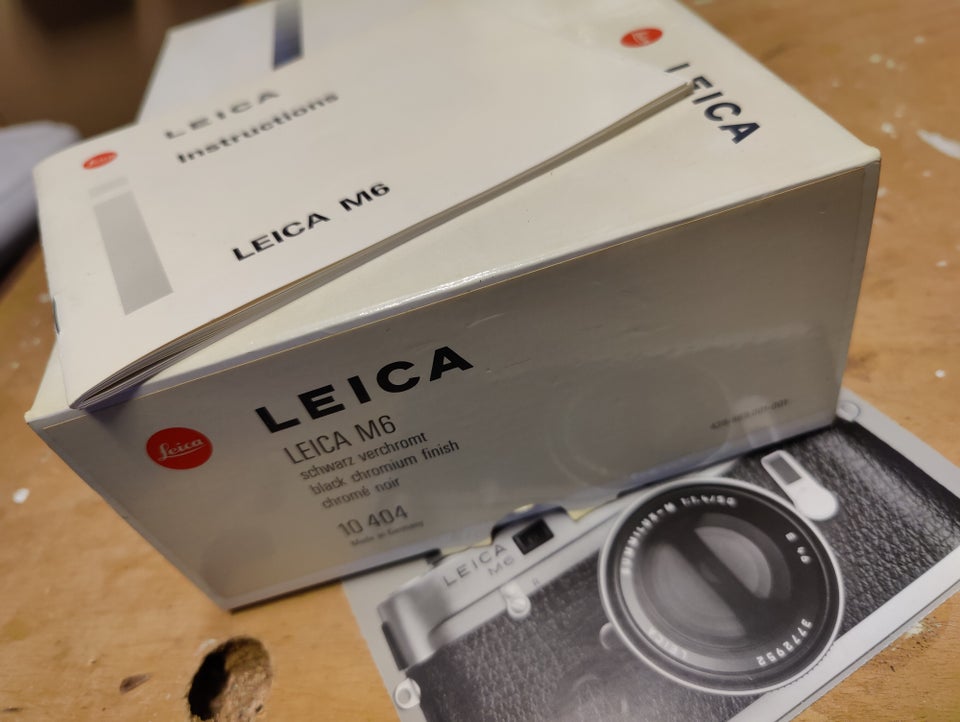 Leica, Leica M6 Hus Sort, Perfekt