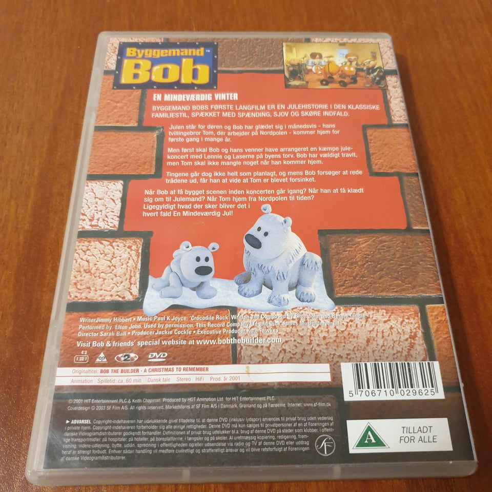 Byggemand Bob - En Mindeværdig Vinter, DVD, animation