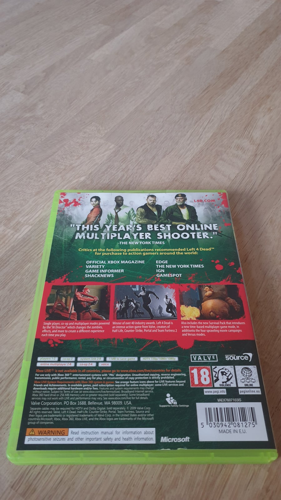 LEFT 4 DEAD (Game Of The Year Edition), Xbox 360, FPS